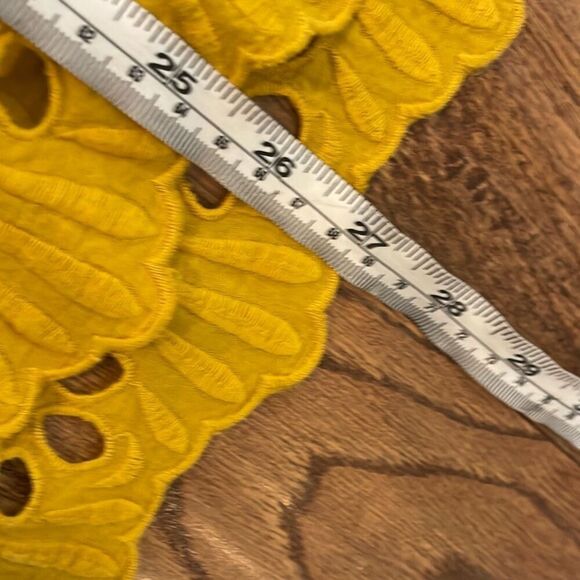 I.N.C. Yellow eyelet coverup or blouse xs/0 - Picture 5 of 8